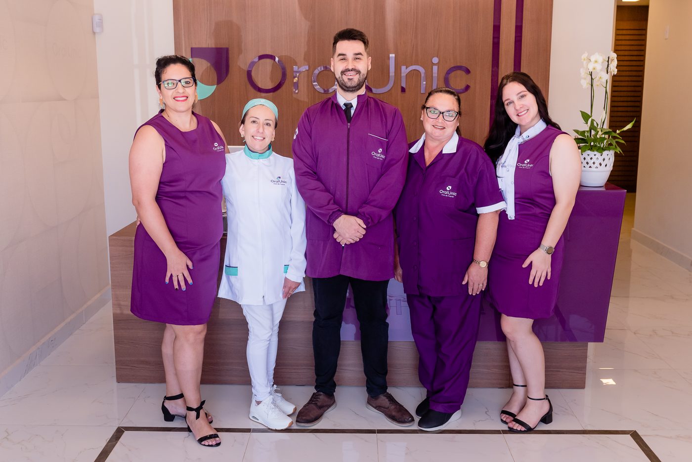Equipe da Oral Unic Encantado