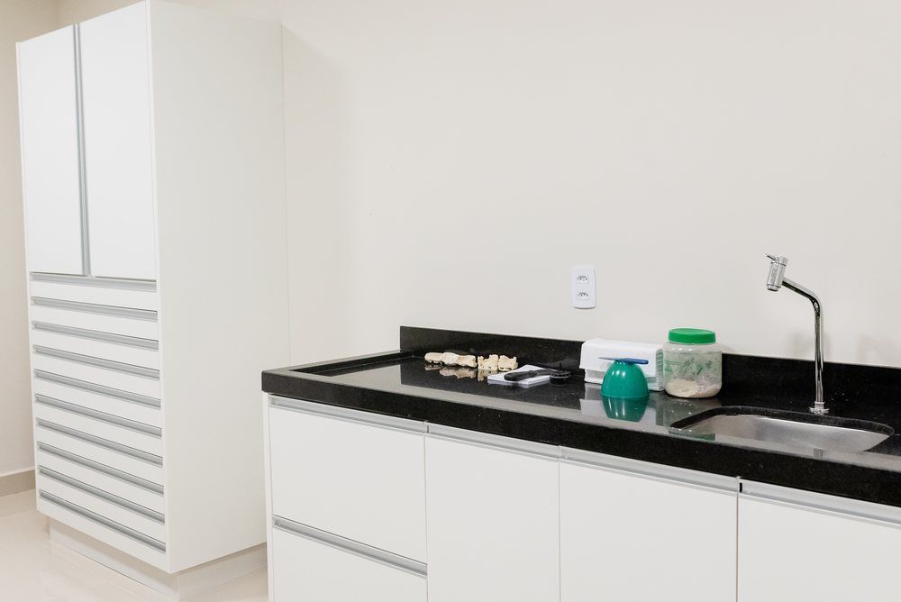 Área técnica e de esterilização da Oral Unic Encantado